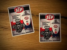 2 adesivi STP vintage retrò