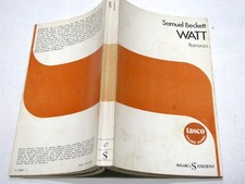 Samuel Beckett Watt tascabili tasco 47 Sugarco 1° edizione 1981 romanzo 261 pag.