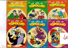 TOPOLINO ALBI  6 FUMETTI