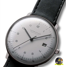 Orologio Uomo JUNGHANS Max Bill Mega Solar 059/2023.02 Quadrante Grigio Zaffiro 38mm NUOVO