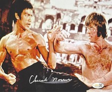 Chuck Norris foto firmata