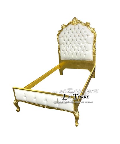 Letto singolo barocco luigi - singolo,