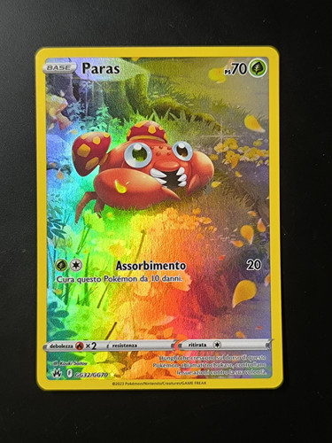 Carta pokemon paras gg32 gg70 - pokemon,