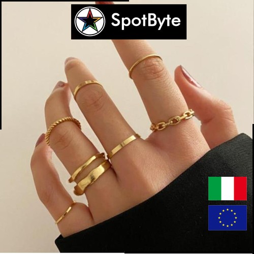 Set anelli donna - set,