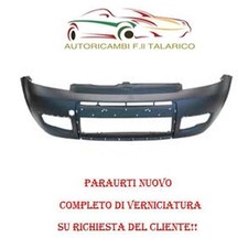 PARAURTI ANT ANTERIORE FIAT PANDA DAL 09 VERNICIATO 415/B BLU FERRARI