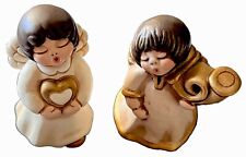 Coppia Piccoli Angioletti Thun dimensioni 4x5x7h. e 4,5x4,5x7. Come Nuovi.Ottimi