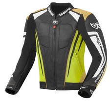 Giacca in pelle da moto Berik Striper Evo