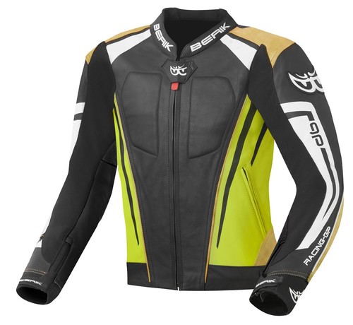 Giacca pelle moto berik - giacca, in