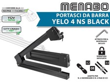 PORTASCI PER BARRE PORTA 4 PAIA SCI O 2 SNOWBOARD MENABO YELO 4 NS BLACK