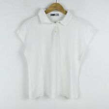 Maglia Fila Taglia 48 Donna Logo Comodo Cotone Pratico Tinta Unita Bianco Woman