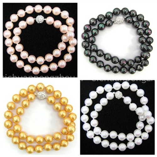 Collana perle conchiglia - collana,