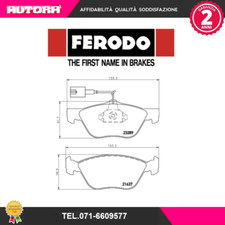 FDB1052 brake pad kit, front