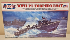 Atlantis WWII PT Torpedo Boat Kit # H304 sigillato in fabbrica scatola ammaccata minore 1:102