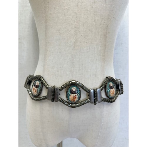 Cintura catena maglia ottone