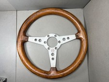 Volante RAID made in Italy Legno  Tre Razze D 35 Auto epoca Buone Condizioni