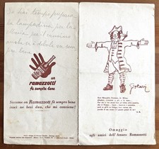 AMARO RAMAZZOTTI - BRINDISI DI  MENEGHINO ANNO 1948
