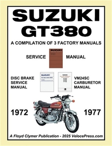 Suzuki gt380 workshop manual - suzuki,