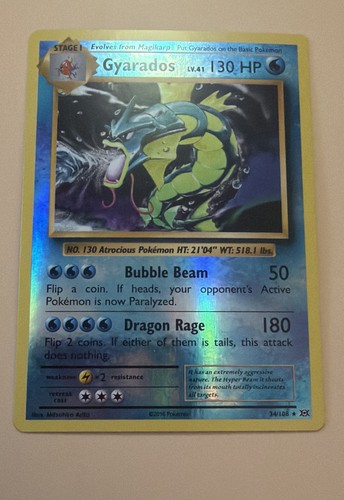 Gyarados 108 evoluzioni - gyarados, 34/108