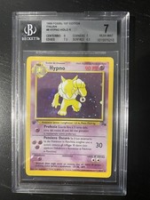 Carta Pokemon Hypno 8/62 Set Fossil Holo Wizards ITA 1 Prima Edizione BGS 7