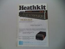 advertising Pubblicità 1976 HEATH HEATHKIT MODULUS