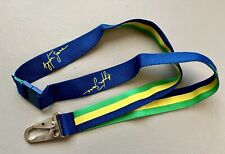 Cordino porta badge collo Laccio tour de cou necklace Laynard Ayrton Senna