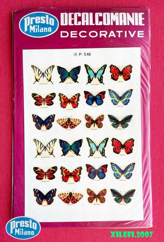 Farfalle decal decalcomanie - farfalle,