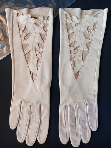 Guanti vintage beige - vintage, italiani
