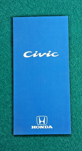 Brochure depliant honda civic - ,