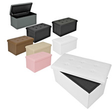 Pouf cassapanca poggiapiedi - pouf,