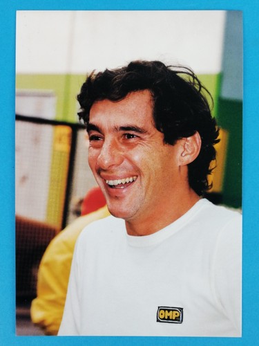 Ayrton senna cartolina - senna,