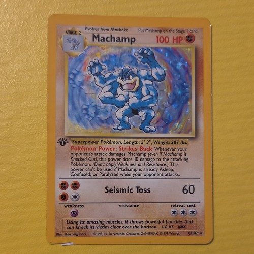 Pokémon machamp set base - pokémon,