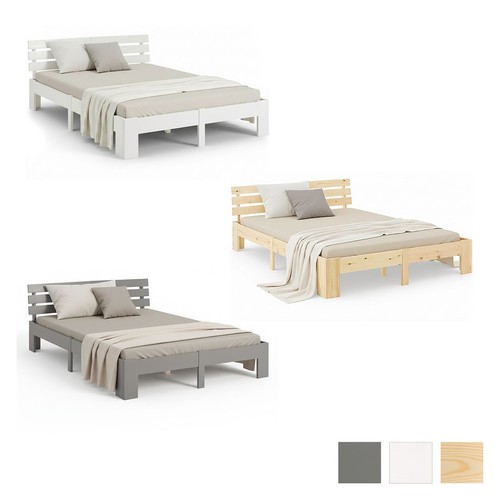 Letto legno massello di - in,