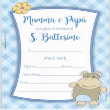 20 BIGLIETTI INVITO PER