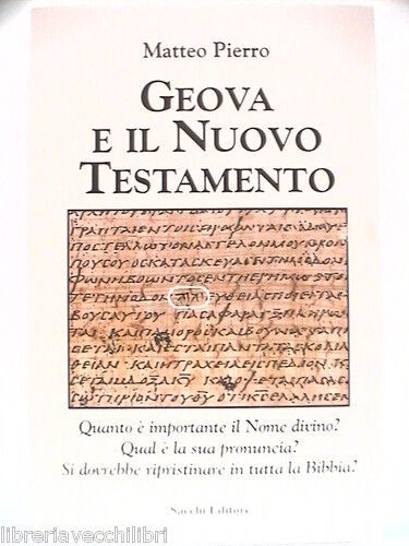 Geova nuovo testamento il - e,