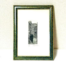 quadro silvio cannizzo quadro litografia italia venezia paesaggio