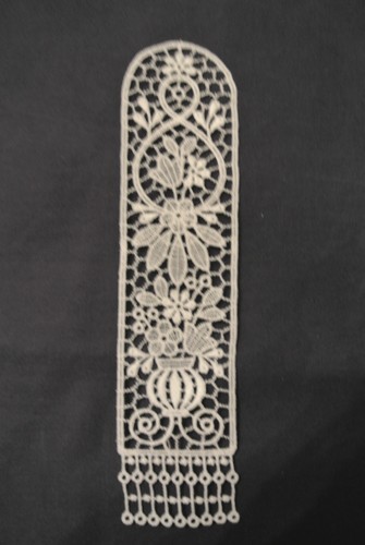Lace bookmark flowers - bookmark,