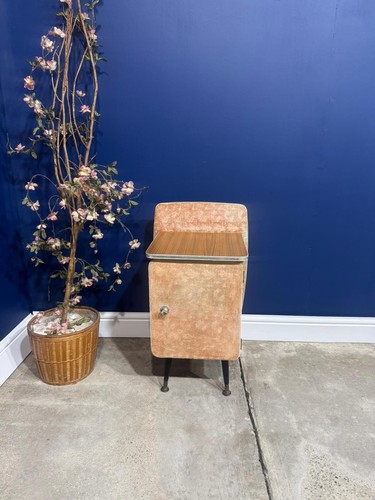 Comodino vintage stile metà