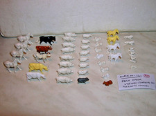 SOLDATINI AIRFIX-HO-COD. S4-FARM STOCK-43 PEZZI-SET COMPLETO-MIX PLASTIC COLOURS