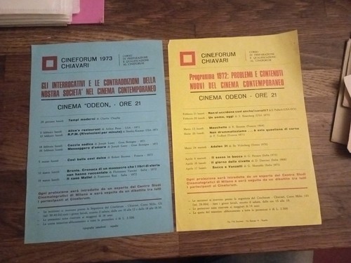 Chiavari cineforum 1972 - chiavari,