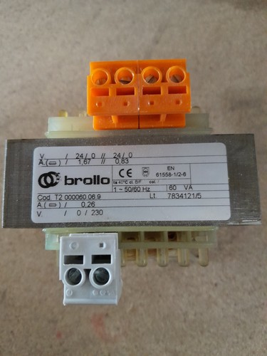 Trasformatore 220v 24v 60va