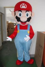 Costume mascotte Mario vestito