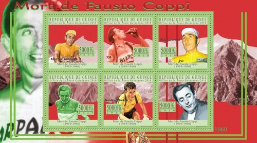 Guinea 2010 mnh fausto coppi - 2010,