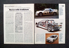 [GCG] AN39 - Clipping-Ritaglio -1985- FORD RS 200 IN SARDEGNA