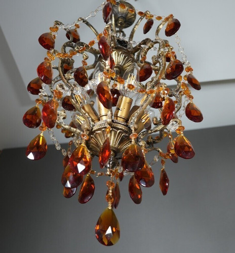 Lampadario antico barocco - , 8