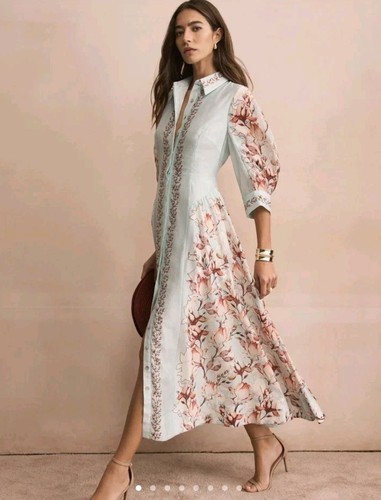 Abito midi camicia - , floreale