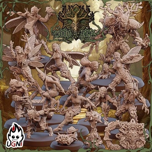 Wood elf team elfes sylvains - wood,