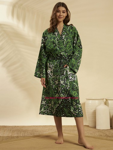 Handmade indian green - indian, robe