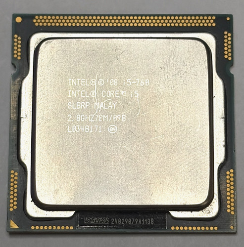 Intel core 760 - core, i5-760