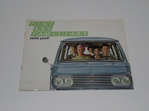 Fiat 850 familiare depliant - familiare,