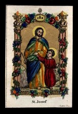 Santino incisione 1800 - santino,